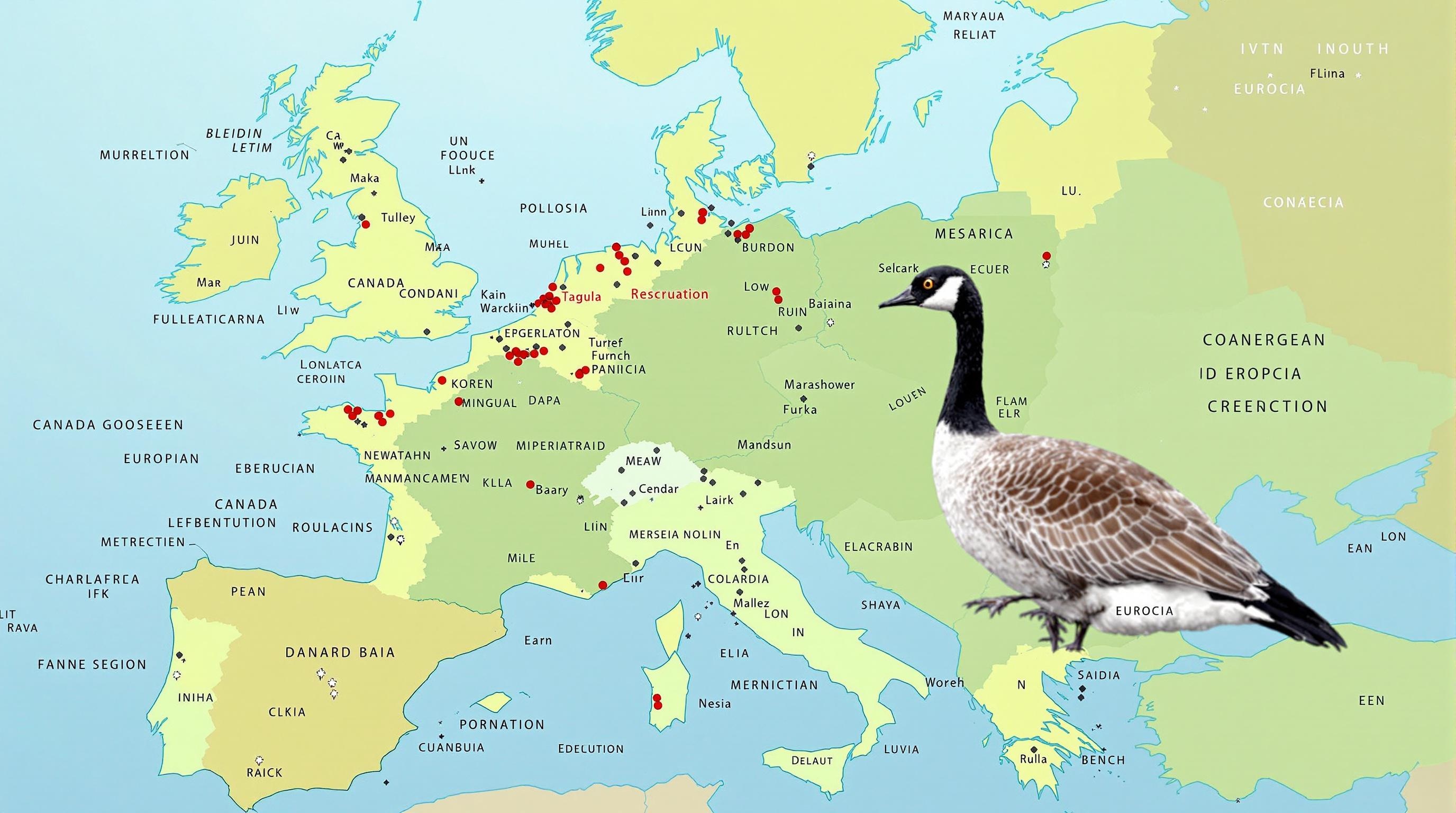 Why Are There Canadian Geese in Europe? Origins & Impact